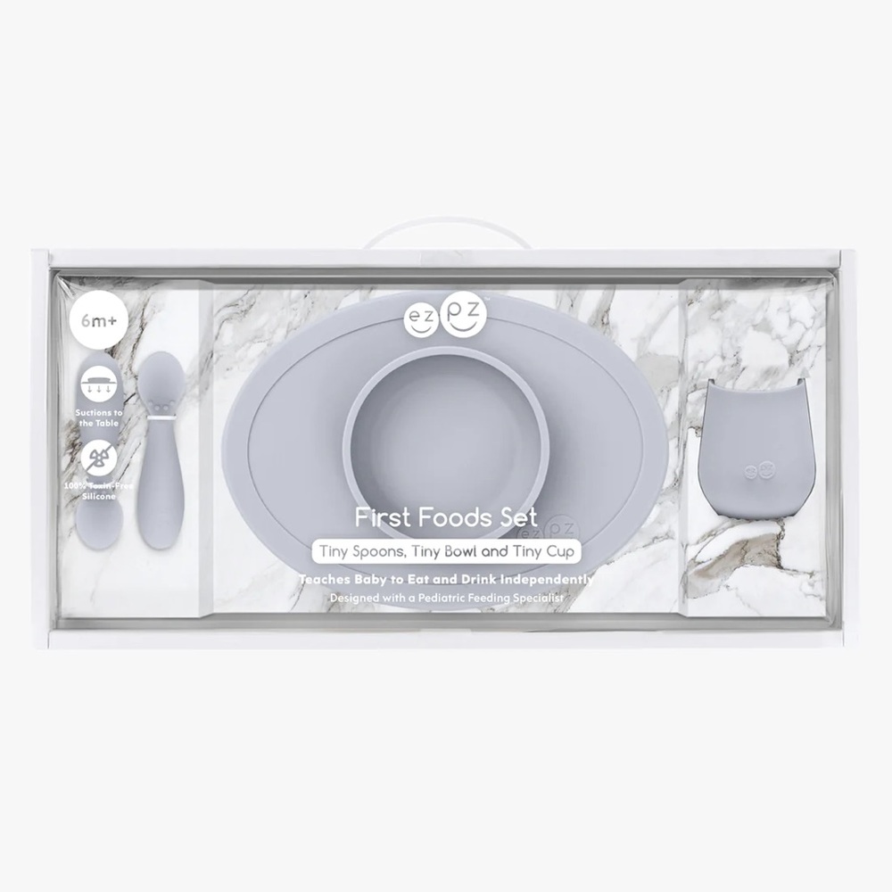 EZPZFUN First Foods Set | Light Gray - Picture 1 of 9